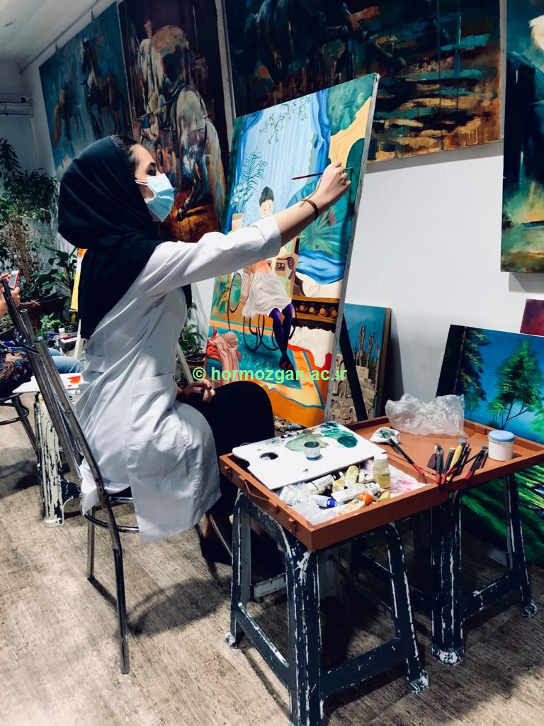 بانوی افتخار آفرین مقام پنجم/در حین انجام فعالیت/ فرج پور